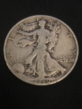 1940 United States Walking Liberty Silver Half Dollar - 90% Silver Coin