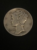 1945-S United States Mercury Silver Dime - 90% Silver Coin