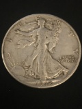 1942-D United States Walking Liberty Silver Half Dollar - 90% Silver Coin