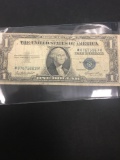 1935-E United States Washington $1 Silver Certificate Bill Currency Note