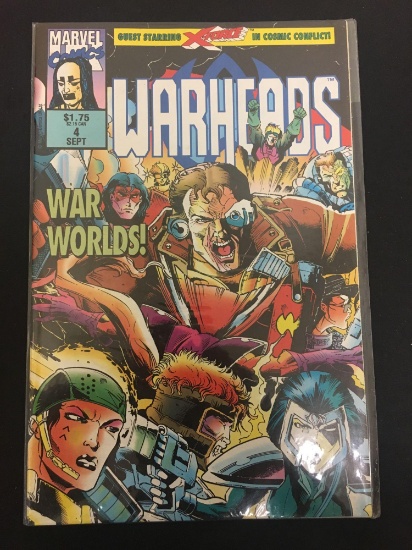 Marvel Comics, Warheads "War Worlds" #4 Sept Comic Book