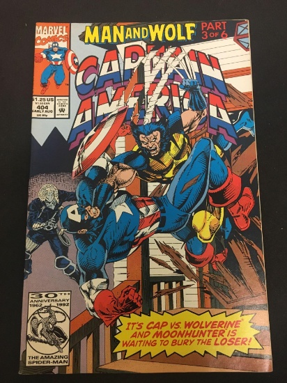 Marvel Comics, Captain America "Mad and Wolf" 3 of 6 #404 Early Aug Comic Book