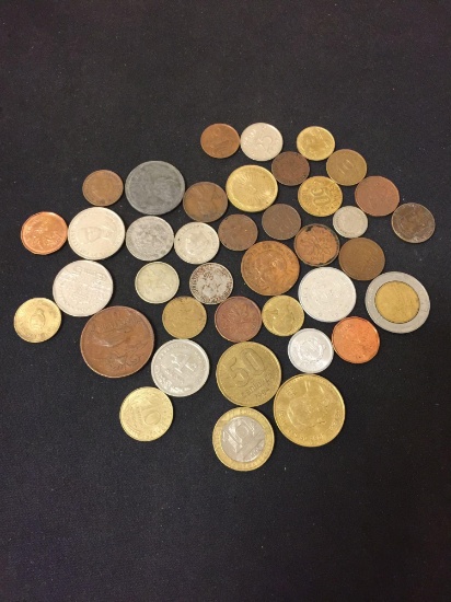 Huge Lot of Unsearched & Unresearched Foreign Coins