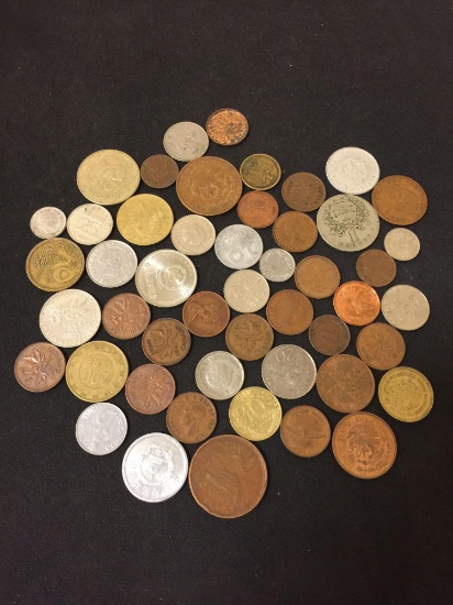 Huge Lot of Unsearched & Unresearched Foreign Coins