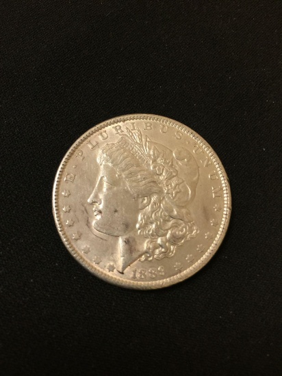 AU 1889 United States Morgan Silver Dollar - 90% Silver Coin