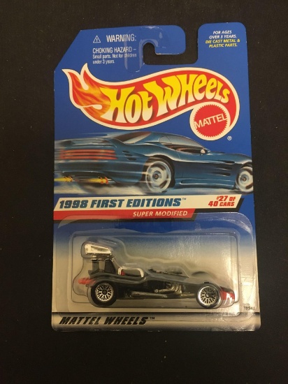 1997 Hot Wheels 1998 First Editions Super Modified Black #27/40