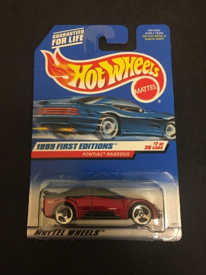 1997 Hot Wheels 1998 First Editions Pontiac Rageous Red #7/26