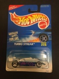 1995 Hot Wheel Turbo Streak Blue #470