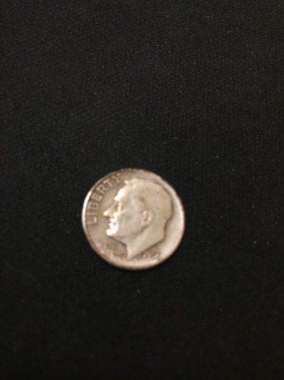 1956 United States Roosevelt Dime - 90% Silver Coin