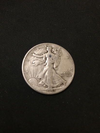 1943 United States Walking Liberty Half Dollar - 90% Silver Coin