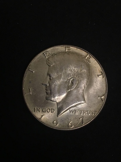 1967 United States Kennedy Half Dollar - 40% Silver Coin