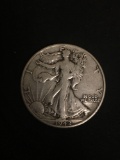 1942 United States Walking Liberty Half Dollar - 90% Silver Coin