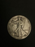 1945-D United States Walking Liberty Half Dollar - 90% Silver Coin