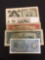 5 Count Lot of Vintage Foreign Currency Bill Notes
