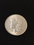 AU 1896 United State Morgan Silver Dollar - 90% Silver Coin