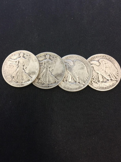 Random Date United States Walking Liberty Half Dollar - 90% Silver Coin