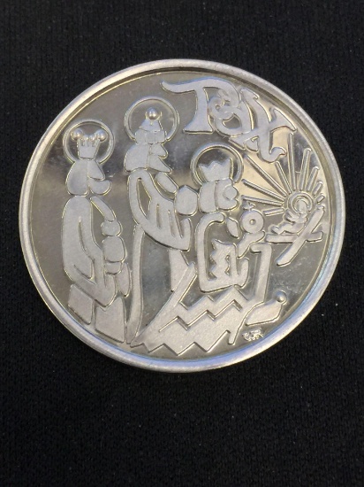 6.7 Gram .925 Sterling Silver Christmas Bullion Coin