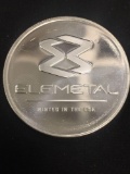 Elemental 47 AG Element Style 1 Troy Ounce .999 Fine Silver Bullion Round