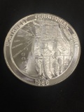 RARE Northwest Territorial Mint Textured 3D Art 1 OZ .999 Fine Silver Bullion Round