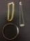 Lot of Three Metal Bracelets