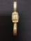Vintage 12 Karat Gold Filled Bulova Watch w/ Speidel Band