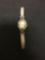 Vintage Diamond Accented Timex Watch w/ Speidel Band