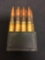 Lot of 8 Riffle Ammuntion Cartridges