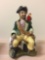 Amazing Melody in Motion Hand-Painted Bisque Porcelain Pirate