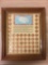 Framed Collection of United States State Lincoln Cents