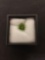 Trillion Faceted 9x9x9 mm 2.50 CT Peridot