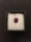 Oval Faceted 9x7 mm 2.45 CT Ruby