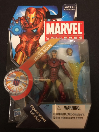 Marvel Universe Tony Stark Iron Man Action Figure (Factory Sealed)