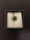 Trillion Faceted 9x9x9 mm 2.50 CT Peridot