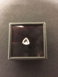 Trillion Faceted 0.95 7x7x7 mm Kunzite Gemstone