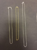 Lot of Three Metal Chains