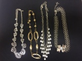 Lot of Four Metal Necklaces