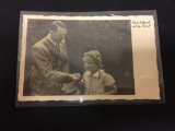 Unused Hitler With Child Nazi Germany Propaganda Post Card