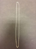 Sterling Silver 18