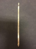 Italian Designed 5 mm Wide Sterling Silver Herringbone 7