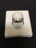 Classic 7 mm Wide Comfort Fit Sterling Silver Ring Band - Size 7