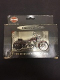 Harley-Davidson Collector Tin & Two Decks of Playing Cards