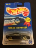 1991 Hot Wheels Ferrari Testarossa Gold Medal Speed Black #35