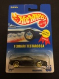 1991 Hot Wheels Ferrari Testarossa Gold Medal Speed Black #35