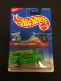 1995 Hot Wheels Fire Squad Series Ambulance Green #1/4