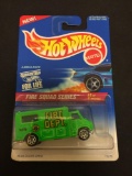 1995 Hot Wheels Fire Squad Series Ambulance Green #1/4