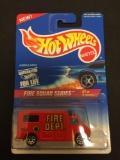 1995 Hot Wheels Fire Squad Series Ambulance Red #1/4