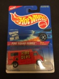 1995 Hot Wheels Fire Squad Series Ambulance Red #1/4