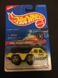 1995 Hot Wheels Fire Squad Series Flame Stopper Yellow #3/4