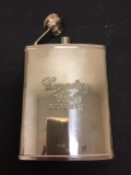 Canadian Club Reserve Tin Flask