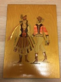 Beautiful Vintage Wooden 